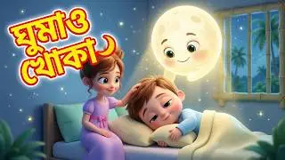Khoka Ghumalo 🌙 Bangla Lullaby | ঘুমপাড়ানি গান | Baby Sleep Song | TotoMelon
