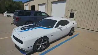 Adding Hood Spears to My 345 Hemi Challenger + a lil stunt too!