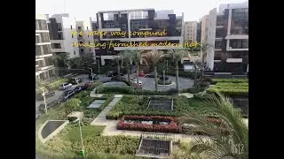 New Cairo the water way Compound apartment  for rent