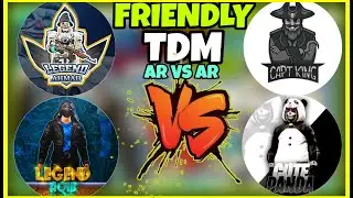 LEGEND AHMAD, LEGEND AQIB VS CUTE PANDA, CAPT KING | 2V2 FRIENDLY TDM AR | PUBG MOBILE