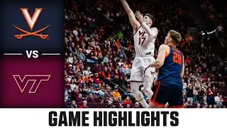 Virginia vs. Virginia Tech Game Highlights | 2025-26 ACC Men's Basketball