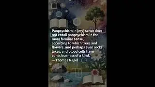 Thomas Nagel on Panpsychism in 1979