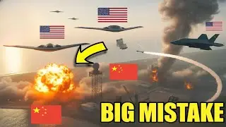 China Attacks U.S. B-2 Bomber | Operation Iron Dagger Retaliation in South China Sea