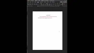 Dedication Page Formatting