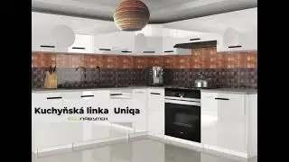 Kuchyňsk&eacute; linky b&iacute;l&eacute; leskl&eacute;