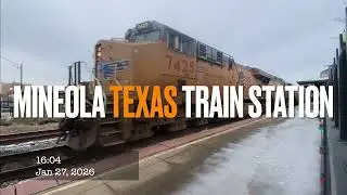 Mineola Texas Train Station Camera4 January 27, 2026 1604 PM 4K 30fps