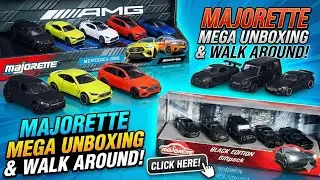 ULTIMATE MAJORETTE UNBOXING! Mercedes-AMG vs. Black Edition Mega Gift Packs!