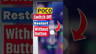 restart poco without power button #techtips #mobiletips #poco