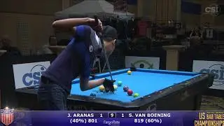 2017 US Bar Table Championships 9-Ball: James Aranas vs Shane Van Boening