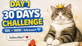 I&rsquo;m Starting Again&hellip; | 30 Days Challenge (Day 1) Introvert Edition 💙