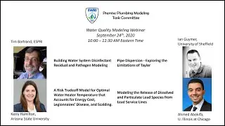 Webinar on Modeling Water Quality in Premise Plumbing Systems