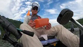 Best way to pee in your kayak 😬😬 #kayakfishing #kayaking