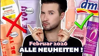 OCH NE 😫 Alle DM NEUHEITEN Februar 2026 😳| Make Up, Hautpflege & HACKS | Maxim Giacomo