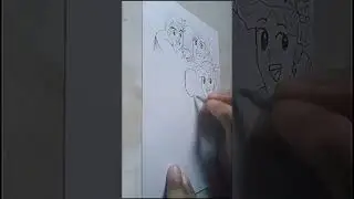 Adult Version of Kasukabe Group Drawing tutorial #shorts