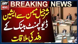 Asia Development Bank Delegation meets Sindh Senior Minister Sharjeel Inam Memon