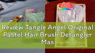 Review Tangle Angel Original Pastel Hair Brush Detangler Massage 100% AUTHENTIC from korea tanglean