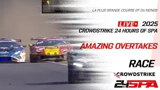 Two Crazy IDENTICAL Moves! | CrowdStrike 24 Hours of Spa | GT World Challenge Europe powered by AWS
