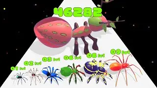 MASTER SPIDER: Web Shooter Run - Уровень паука (Эволюция насекомых новая игра)