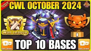 TOP 10 *ANTI 2* STAR TH15 WAR BASE ! ANTI ROOT RIDER & SUPER ARCHER BASE ! NEW TH15 BASE LINK 2024