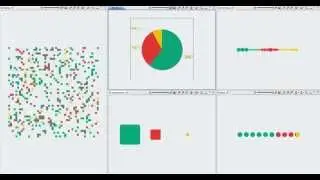 SIR Agent-Based Model with different display
