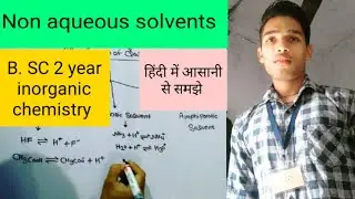 Non aqueous solvents, classification,