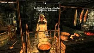 Skyrim: Cooking with.....the Gourmet! (Dark Brotherhood Spoilers)