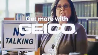 GEICO INSURANCE COMMERCIAL 2025 | GEICO: LIBRARIAN | GEICO | GET MORE WITH GEICO | GEICO INSURANCE