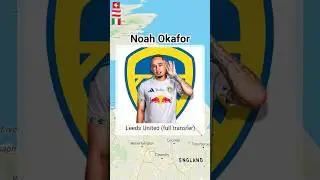 🇨🇭 Noah Okafor's career transfers #subscribe #shortvideo #shorts #leeds