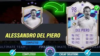 98 Cover Star Icon Alessandro Del Piero SBC Completed - Cheap Solution & Tips - Fifa 23