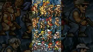 TODOS LOS PERSONAJES METAL SLUG #metalslug #snk #retrogaming #metalslugawakening #arcadegame #arcade