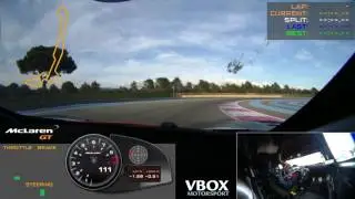 Mclaren 650s GT3 testing at Paul Ricard