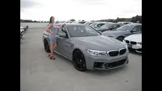 2018 BMW M5 in Nardo Grey / Exhaust Sound / 600 HP / F90 / BMW Review