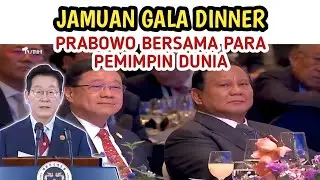 Presiden Prabowo Hadiri Jamuan Gala Dinner KTT APEC 2025 Bersama Para Pemimpin Ekonomi Dunia