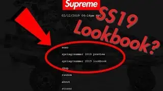 WHERE IS THE SUPREME SS19 LOOKBOOK? Update video