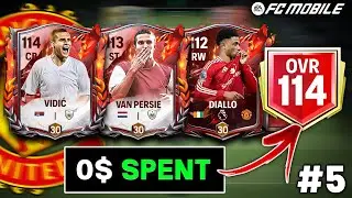 New ICONS Signed : VIDIC, VAN PERSIE | Manchester United to GLORY #5 | FC Mobile