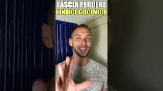 l'INDICE GLICEMICO degli ALIMENTI &egrave; una STRONZATA