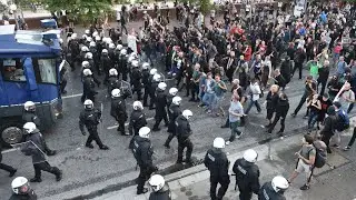Germany: Police fire tear gas as rocks fly at anti-G20 protest