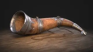 Viking Drinking Horn - Prop Breakdown - 3D Real-Time Asset