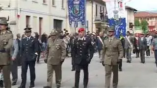 sfilata alpini 24 maggio 2015 a  Nervesa della Battaglia
