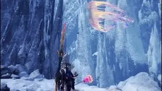 MHW: I finally got the Wintermoon Nettle (Celestial Illusion trophy)