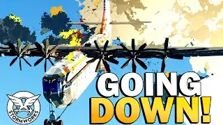 HUGE Two Story Plane VS Flak Island!  -  Stormworks Flak Endurance Challenge