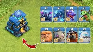Troops Max Vs Giga Tesla Max - COC Attacks