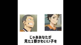 意味わからなすぎるね。#ハイキュー #推し活 #推し紹介 #haikyuu #烏野高校 #西谷夕 #田中 #田中龍之介