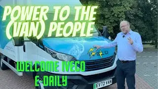 An Electric Van that CAN TOW, Carry BIG WEIGHT and break 200 miles! Hell Yeah Welcome @iveco eDaily!