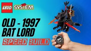 Old lego speed build Bat Lord   Lego System   Castle   Lego black dragon Bat Lord 6007 1