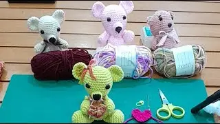 Hello friends! Let's Crochet A Heart for Teddy bears