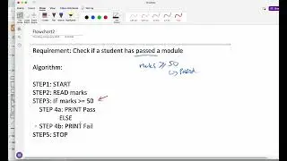 Flowchart Lesson2: Sequence + Selection