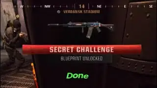 Warzone Verdansk. How to complete Swat 556 Stadium Easter Egg Camo 👍