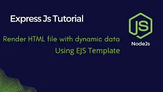 #5 How to render html fie with dynamic data using EJS in Hindi | ExpressJs Tutorial in Hindi 2022