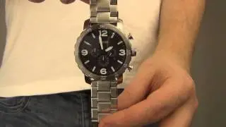 Zegarek Fossil Nate Stainless Steel JR1353 | Zegarownia.pl